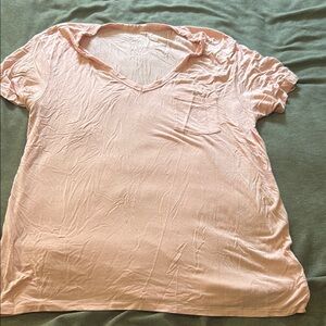 American Eagle Outfitters Pink Relaxed Short Sleeve T-Shirt